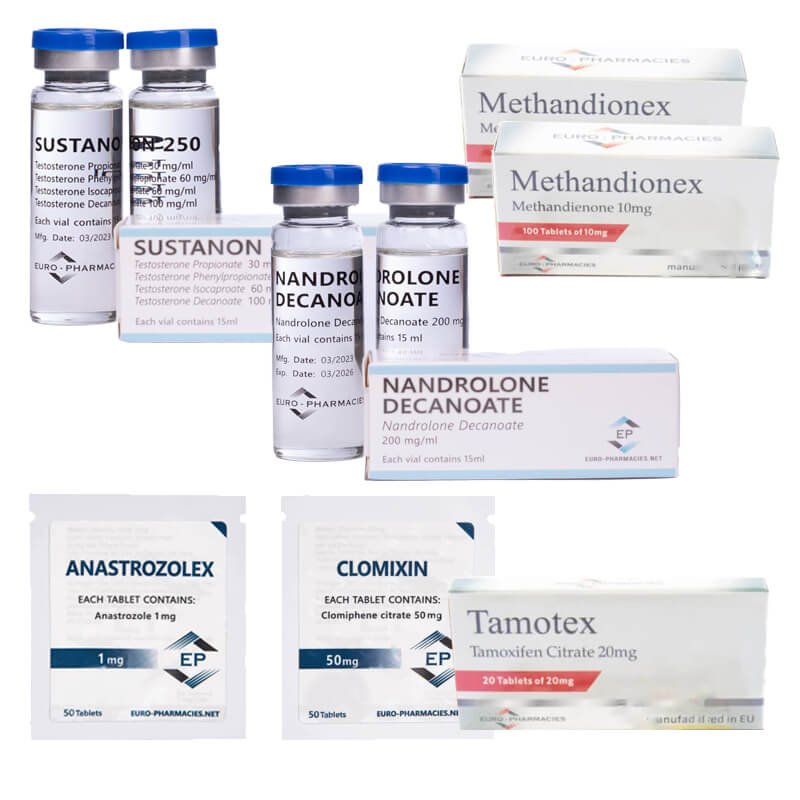 Pacote de ganho de massa NÍVEL III (INJETO) SUSTANON + DECA + DIANABOL (8 semanas) Euro Pharmacies