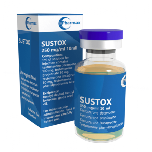 SUSTOX - Testosterone Mix Sustanon 250mg/ml - 10ml vial - PHARMAX - immagine 1
