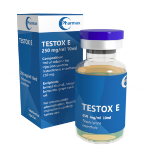 TESTOX E - Testosterone Enanthate 250mg/ml - 10ml vial - PHARMAX