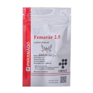 Femavar 2.5mg - Oxandrolone - 100 tabs - PharmaqoLab USAs - Imagem 1