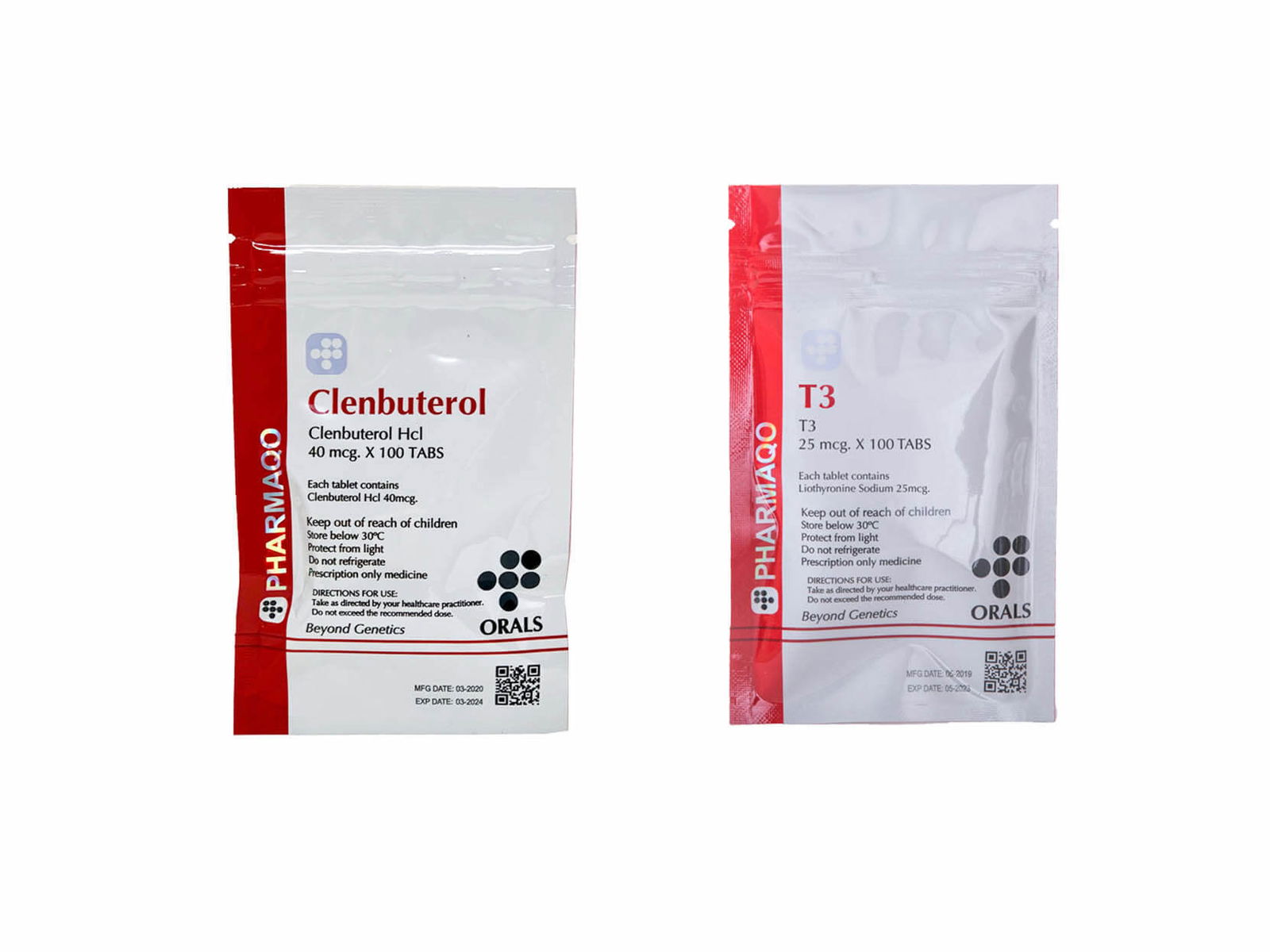 Pack perte de poids Pharmaqo Labs CLENBUTEROL + T3 (8 semaines) Top Steroids Online