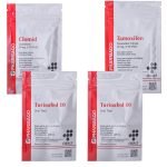 2-DRY MUSCLE PACK (ORAL) – TURINABOL + PCT – 6 semanas Pharmaqo Labs