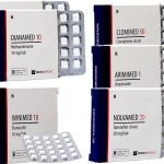 Pacchetto di guadagno di massa 3-Dry (orale 4 settimane) – Dianabol + Winstrol + Protezioni + PCT – Deus Medical