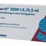 Binocrit 3000 Iu 0.3 Ml. 6 Solution For Injection In Pre-Filled Syringes – Epoetin Alfa – Sandoz