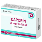 Daporin 30 mg 6 compresse rivestite con film - Dapoxetina cloridrato - Medicina mondiale