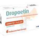 Dropotein 2000 IE 0,2 ml. 6 Injektionslösung in Fertigspritzen – Epoetin Alfa – Drogsan