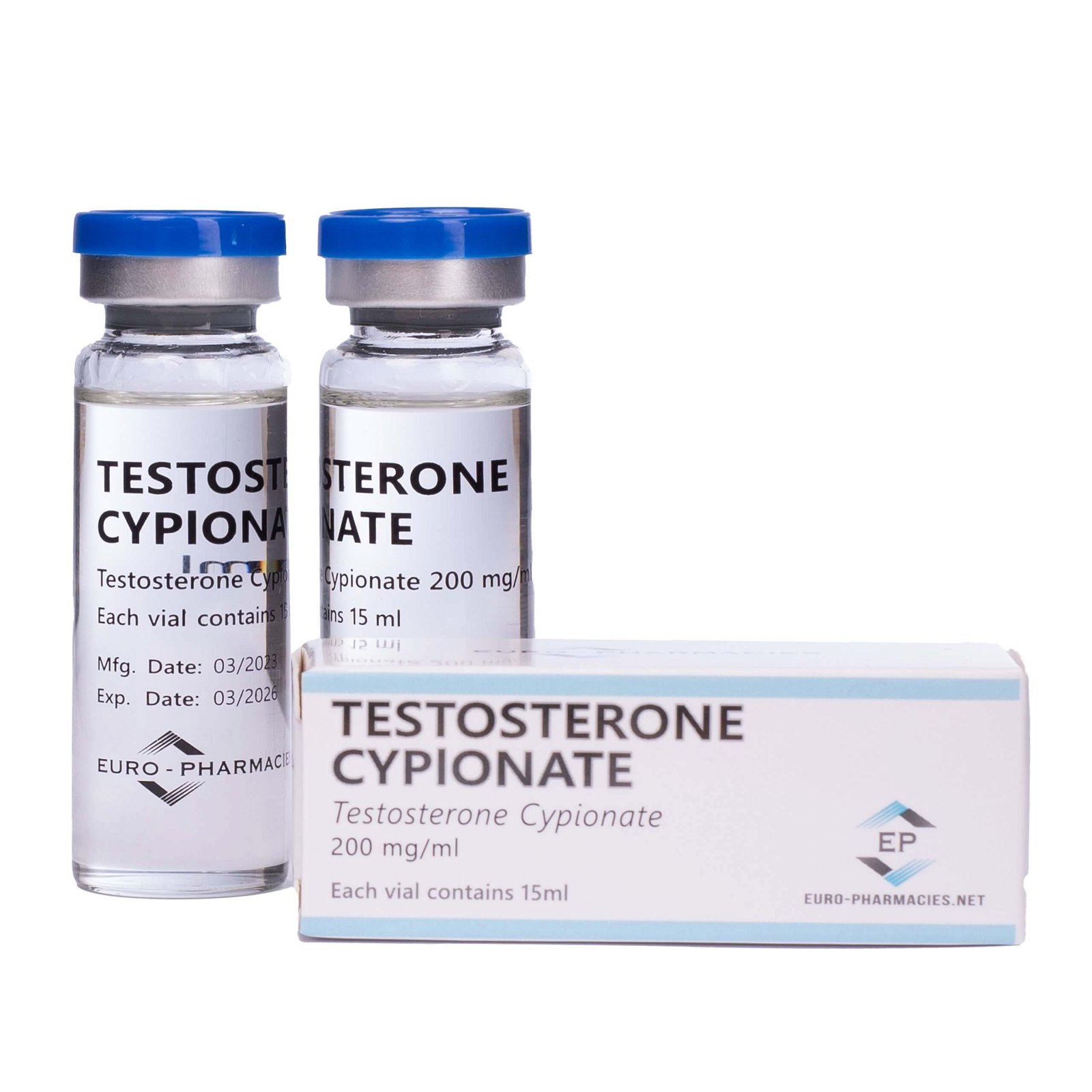 EuroPharma 15ml Testosterone Cypionate 200
