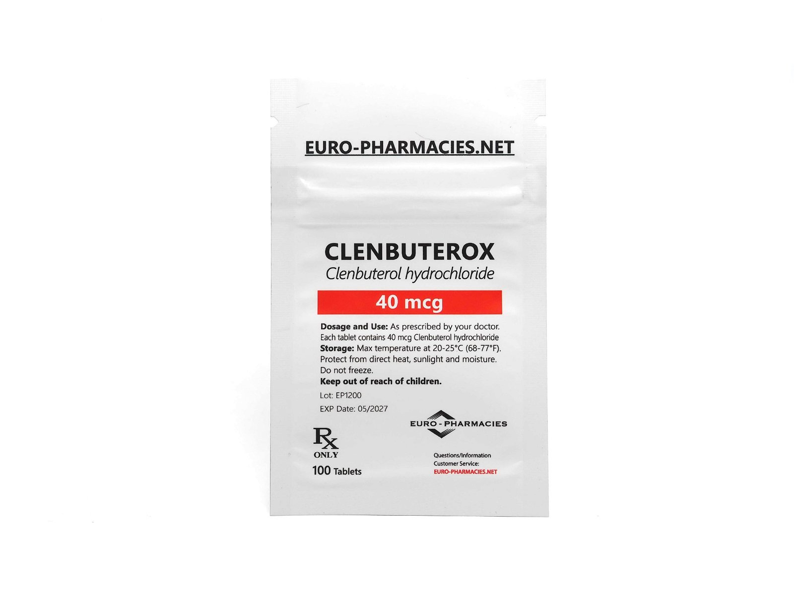 Europharmacies Bag Clenbuterox (Clenbuterol)