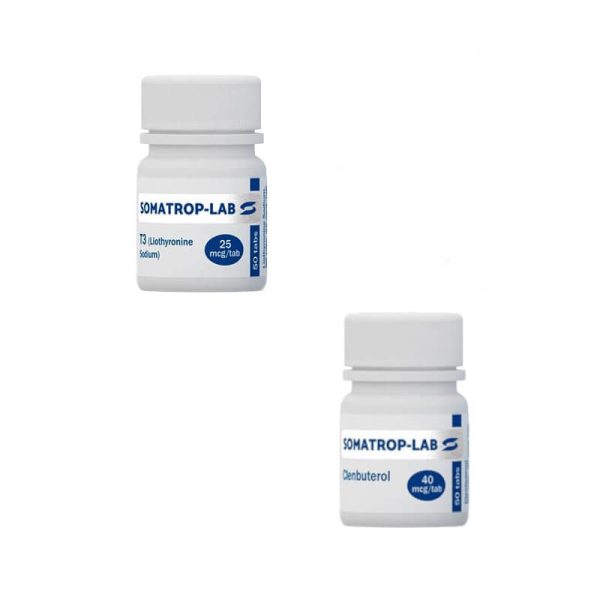 Somatrop Lab CLENBUTEROL + T3 Pack de pérdida de peso para mujeres (8 semanas)