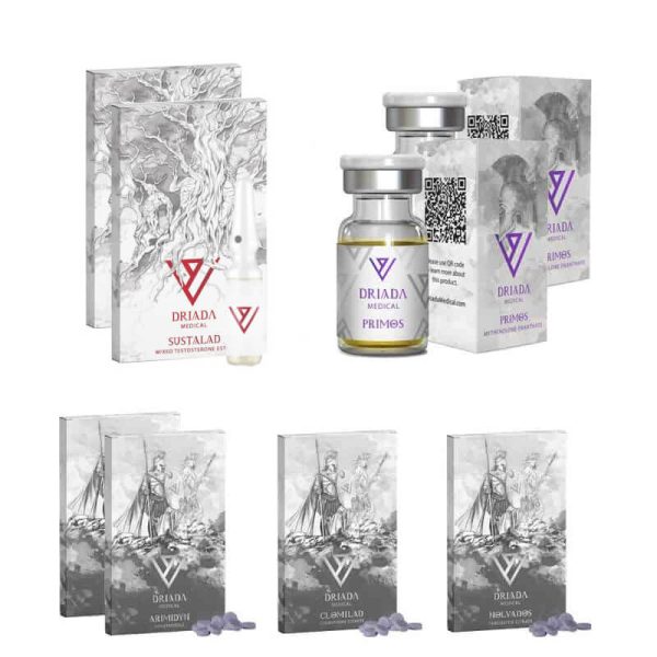 Pacote de massa magra avançado 8 semanas Sustanon Primobolan Driada Medical 1